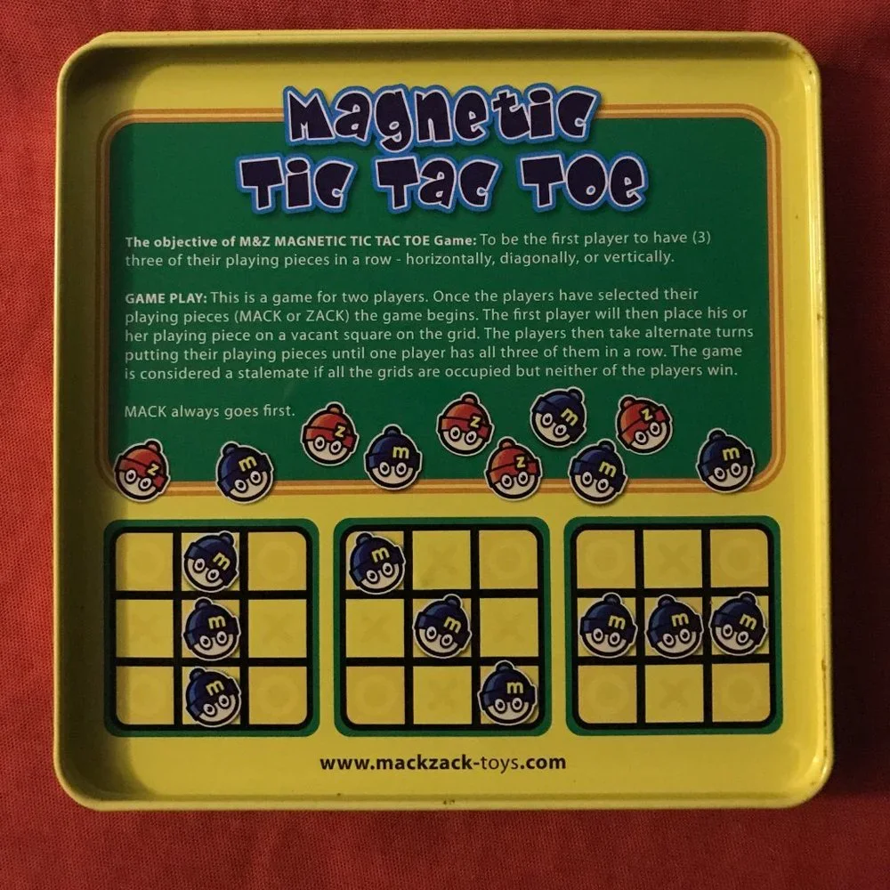 Magnetic Tic Tac M&Z Toy-Goes well during Traveling
